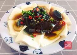 Illustration of how to make preserved egg tofu 6