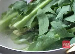 Illustration of how to make cold bitter sesame vegetables 8