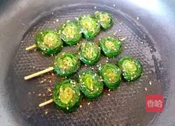 Grilled leeks Illustration of how to do it 13