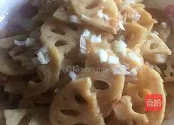 Illustration of how to make sweet and sour lotus root slices 5