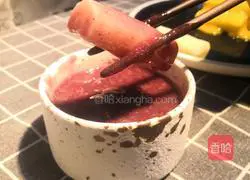 Illustration of how to make three-grade yam 4