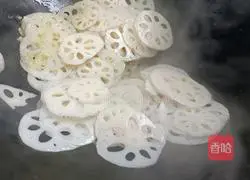 Illustration of how to make smooth lotus root slices 7