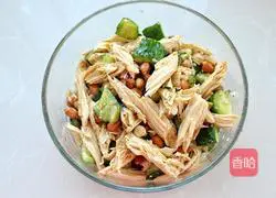 Cucumber mixed with yuba and peanuts Illustration 11