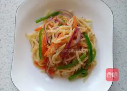 Illustration of how to make fried potatoes 11