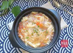 Casserole tomato and cabbage soup Illustration of how to do it 1