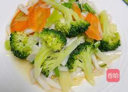 Illustration of stir-fried seasonal vegetables 10