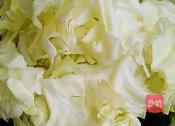 Illustration of how to make hand-shredded cabbage 2