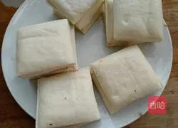 Illustration of how to make golden tofu 1