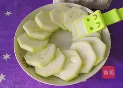 Zucchini Illustration of how to make steamed tomatoes 3