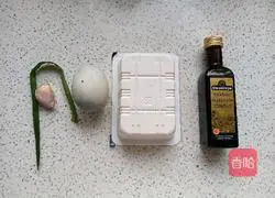 Illustration of how to make olive oil preserved eggs mixed with tofu 2