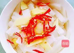 Illustration of how to make sweet and sour crispy radish 5