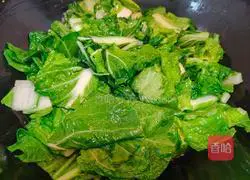 Illustration of how to make baby cabbage with beautiful sauce 4