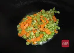 Illustration of how to make carrots and beans 3