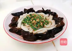 Illustration of how to make king oyster mushrooms with fungus (cold dish) 7