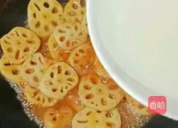 Illustration of how to make sweet and sour lotus root bento 8