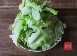 Illustration of how to make fried bean curd with cabbage 2