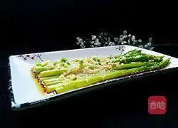 Illustration of how to make garlic asparagus 8