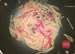 Illustration of how to make vinegar-coated potato shreds 11