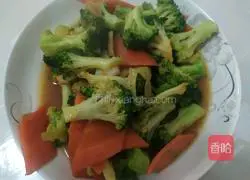 Illustration of how to make stir-fried broccoli 8