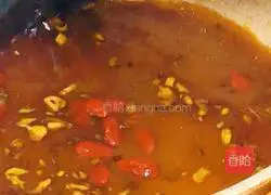 Illustration of how to make lettuce with wolfberry and oyster sauce 8