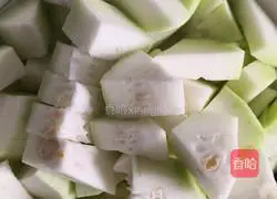 Illustration of how to make fried gourd with tomatoes 1