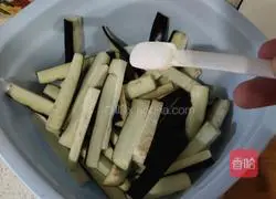 Fish-flavored eggplant strips Illustration of how to do it 3