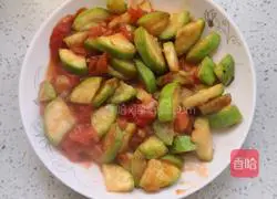 Illustration of how to make zucchini and tomatoes 8