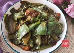 Illustration of how to make tiger skin pepper 10