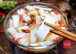 Illustration of homemade pickled radish 10