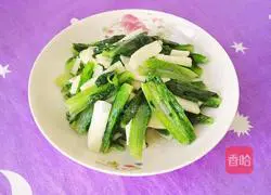 Illustration of how to make fried yams and wheat vegetables 13