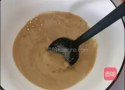 Illustration of how to make sesame sauce mixed with lettuce 10