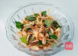 Illustration of how to make cold Houttuynia cordata 5