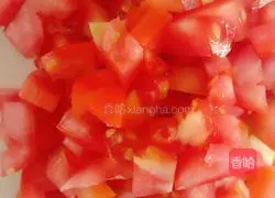 Illustration of how to cook tomato rice cake and Japanese tofu 6