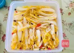 Illustration of how to make spicy baby cabbage 8