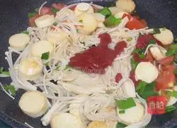 Illustration of tomato braised Japanese tofu 7