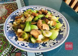 Illustration of how to make mushrooms and rapeseed 10