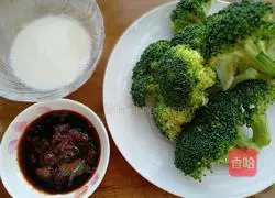 Illustration of how to cook broccoli in sauce 1