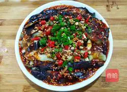 Illustration of how to make cold hand-shreded eggplant 14