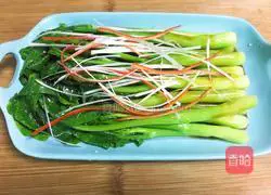 Cantonese style - Illustration of boiled kale 10