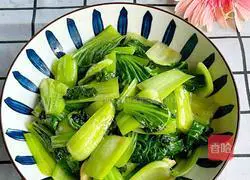 Illustration of how to stir-fry Piaoercai 5