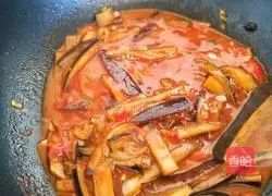 Illustration of how to cook eggplant with tomatoes 15