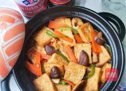 Casserole Mushroom and Tofu Pot Recipe Illustration 4