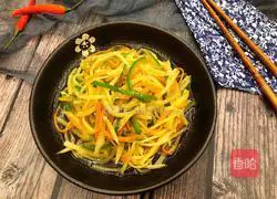 Illustration of how to make cold shredded potatoes 15