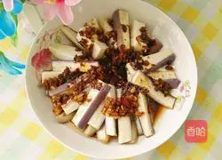 Illustration of how to make garlic eggplant 13