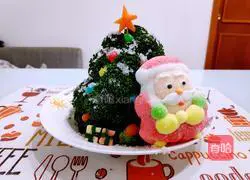 Illustration of how to make a Christmas tree 13