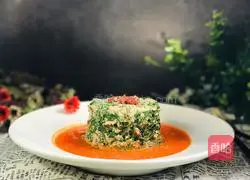 Illustration of how to make Malantou mixed with tofu 13