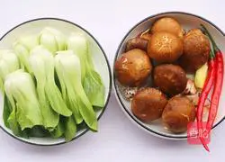 Illustration of how to make mushrooms and rapeseed 1