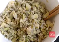 Illustration of how to steam Sophora japonica 5