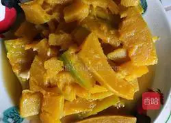 Illustration of home-style fried pumpkin 8