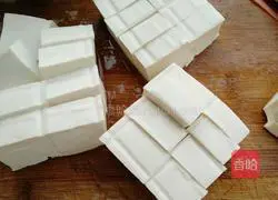 Shiitake mushrooms Illustration of braised tofu 4